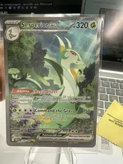 Pokemon TCG Serperior EX Sir 164/086 Black Bolt English Card Near Mint Condition - Image 1