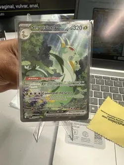 Pokemon TCG Serperior EX Sir 164/086 Black Bolt English Card Near Mint Condition - Image 5