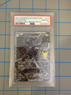 Pokemon TCG Zekrom Celebrations Classic Collection Holo Card 114/114 PSA 10 - Image 1