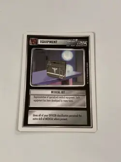 Star Trek CCG Equipment Medical Kit Common Card - Image 1