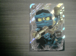 LEGO NINJAGO TCG SERIE 1 Ultra Karte ULTRA JAY 18 Trading Card Game TOP - Image 1