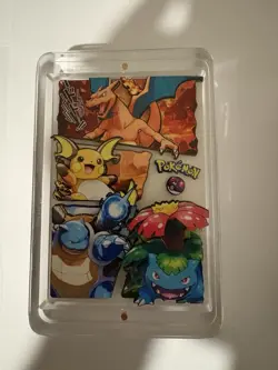 Pokemon Acrylic 3D paper display art card Charizard Venusaur Blastoise - Image 1