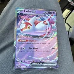Latias EX 76/191 - Surging Sparks Double Rare Holo - Pokemon TCG Card Near Mint - Image 1