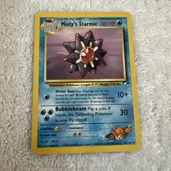 MISTY’S STARMIE - Gym Heroes Set - 56/132 - Uncommon - Pokemon Card - NM - Image 1
