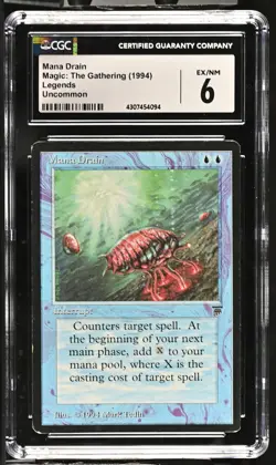 MANA DRAIN Legends CGC 6 MTG [Nostalgium] - Image 1