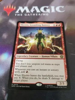 Mtg. Electro, Assaulting Battery. Marvel's Spider-Man. Nm - Image 1