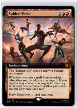 Spider-Verse 263 Borderless MTG Near Mint! - Image 1