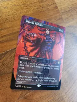 Deadly Rollick - BORDERLESS FOIL - NM - MTG - Image 2