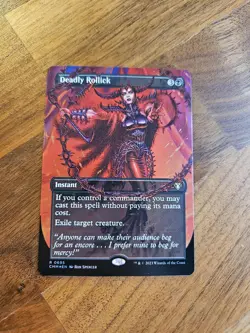 Deadly Rollick - BORDERLESS FOIL - NM - MTG - Image 3