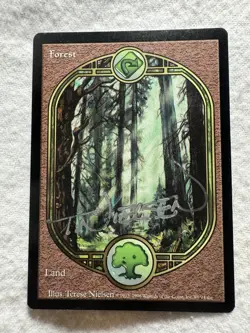 MTG - Forest - Unglued - NM - Artist Proof/Signed - Free Shipping! - Image 1