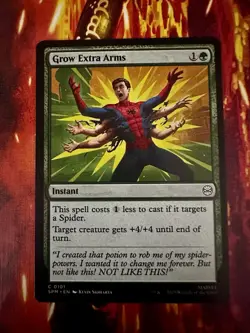Grow Extra Arms #101 Near Mint SPM Marvel's Spider-Man Magic MTG - Image 1