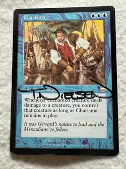 MTG - Charisma - Mercadian Masques - Artist Proof / Signed - NM - Free Shipping! - Image 1