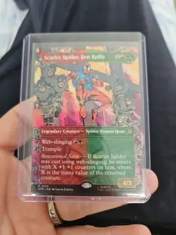 Scarlet Spider Ben Reilly 0214 (Borderless) MTG Magic Marvel's Spider-Man - Image 1