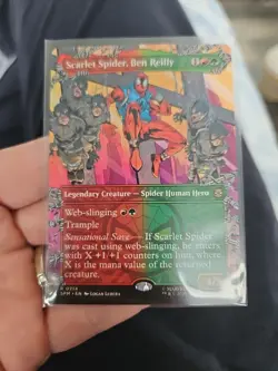 Scarlet Spider Ben Reilly 0214 (Borderless) MTG Magic Marvel's Spider-Man - Image 2