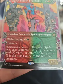 Scarlet Spider Ben Reilly 0214 (Borderless) MTG Magic Marvel's Spider-Man - Image 3