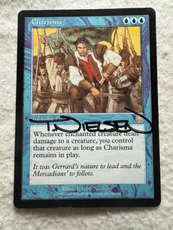 MTG - Charisma - Mercadian Masques - Artist Proof / Signed - NM - Free Shipping! - Image 1