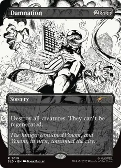 Foil VENOM UNLEASHED (Inks) Marvel's Spider-Man Secret Lair Drop SLD MTG - Image 2