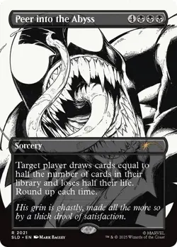 Foil VENOM UNLEASHED (Inks) Marvel's Spider-Man Secret Lair Drop SLD MTG - Image 4