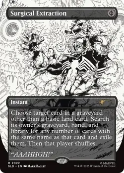 Foil VENOM UNLEASHED (Inks) Marvel's Spider-Man Secret Lair Drop SLD MTG - Image 5