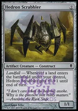 Hedron Scrabbler 4x FOIL ZEN MTG Zendikar Common MINT artifact - Image 1
