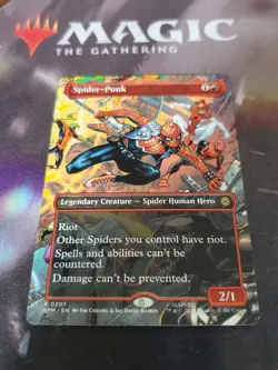 Mtg. Spider-Punk. #207. Borderless. Marvel's Spider-Man. Pack Fresh - Image 1