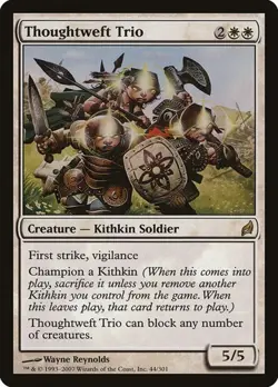 2x Thoughtweft Trio Lorwyn LP MTG - Image 1