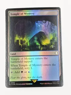 Temple of Mystery - PIP 0308 - MTG Magic the Gathering Fallout Foil - Image 1