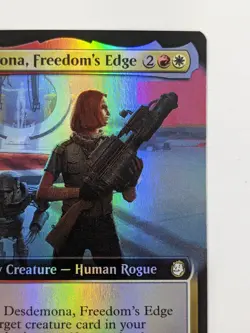 Desdemona, Freedon's Edge - PIP 0412 - MTG Magic Fallout Foil Extended Art - Image 3