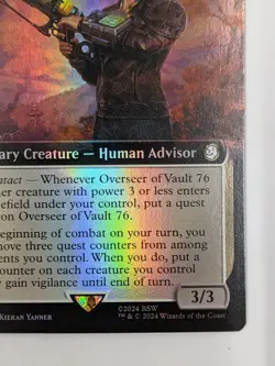 Overseer of Vault 76 - PIP 0368 - MTG Magic Fallout Foil Extended Art - Image 5