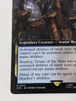 MTG Lord of the Rings NM R Sharkey, Tyrant of the Shire #0229 - Image 4