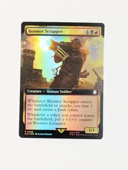 Boomer Scrapper - PIP 0408 - MTG Magic the Gathering Fallout Extended Art Foil - Image 1