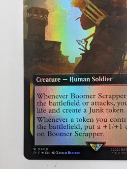 Boomer Scrapper - PIP 0408 - MTG Magic the Gathering Fallout Extended Art Foil - Image 4