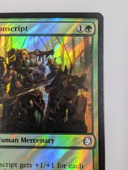 Gunner Conscript - PIP 0605 MTG Magic the Gathering Fallout Surge Foil - Image 3