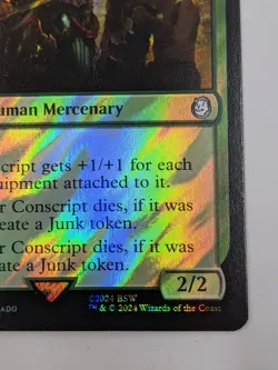 Gunner Conscript - PIP 0605 MTG Magic the Gathering Fallout Surge Foil - Image 5