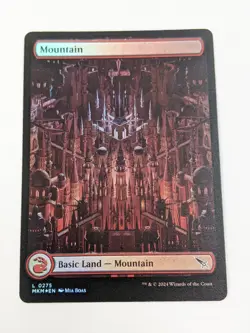 Mountain - PIP 0275 - MTG Magic the Gathering Murders at Karlov Manor Foil - Image 1