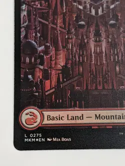 Mountain - PIP 0275 - MTG Magic the Gathering Murders at Karlov Manor Foil - Image 4