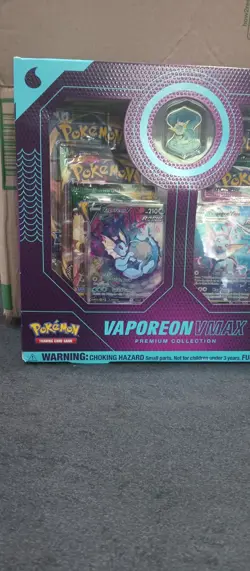 Pokemon TCG: VAPOREON VMAX Premium Collection 2021 Sword & Shield*FACTORY SEALED - Image 1