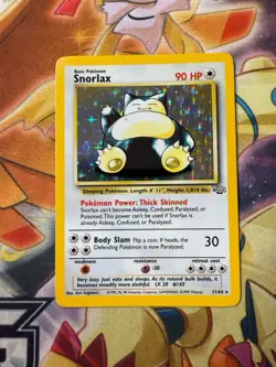 1999 Pokemon Jungle Set Snorlax 11/64 Vintage Holo Unlimited Holo NM - Image 1