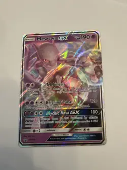 Mewtwo GX SM196 Sm Holo Pokemon TCG Promo - Image 5