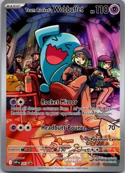 Team Rocket's Wobbuffet (Pokemon Center Exclusive) 203 Sv: Scarlet & Violet... - Image 1