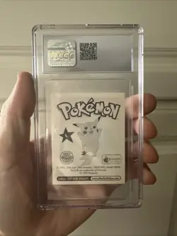 Pokemon Merlin 1998 Series 1-6 Charizard #6 Sticker CGC 10 - Image 2