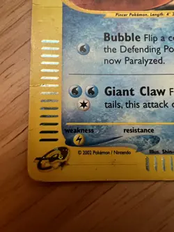 Pokemon Kingler 015/165 Expedition Base Set Holo HP - Image 4
