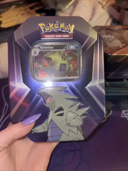 *New And Sealed* Pokemon TCG Darkrai, Tyranitar, Slaking Triple Whammy Tins 2024 - Image 3