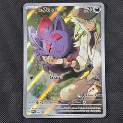 N's Zorua SVP189 - Pokemon Center Exclusive Stamped Promo - Journey Together - Image 1