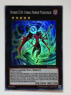 Number C104: Umbral Horror Masquerade - JOTL EN056 - Super Rare Yugioh - Image 1