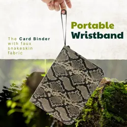 Trading Card Binder 4 Pocket, 400 Pockets Card Holder with 50 Removable Sleeves, - Image 4