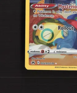 Dunsparce GG23/GG70 Crown Zenith Full Art Ultra Rare Holo Pokemon Card LP - Image 5