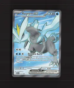Kyurem ex 157/086 Black Bolt Full Art Ultra Rare Holo Pokemon Card NM - Image 1