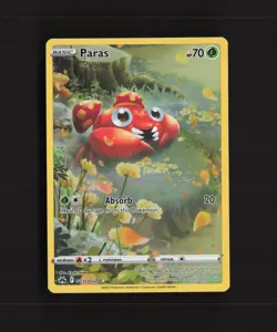 Paras GG32/GG70 Crown Zenith Full Art Ultra Rare Holo Pokemon Card LP - Image 1