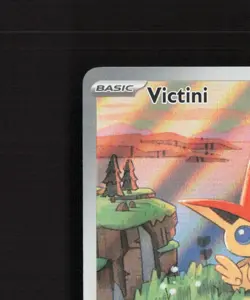 Victini SVP 208 Scarlet & Violet Full Art Black Star Promo Holo Pokemon Card NM - Image 3